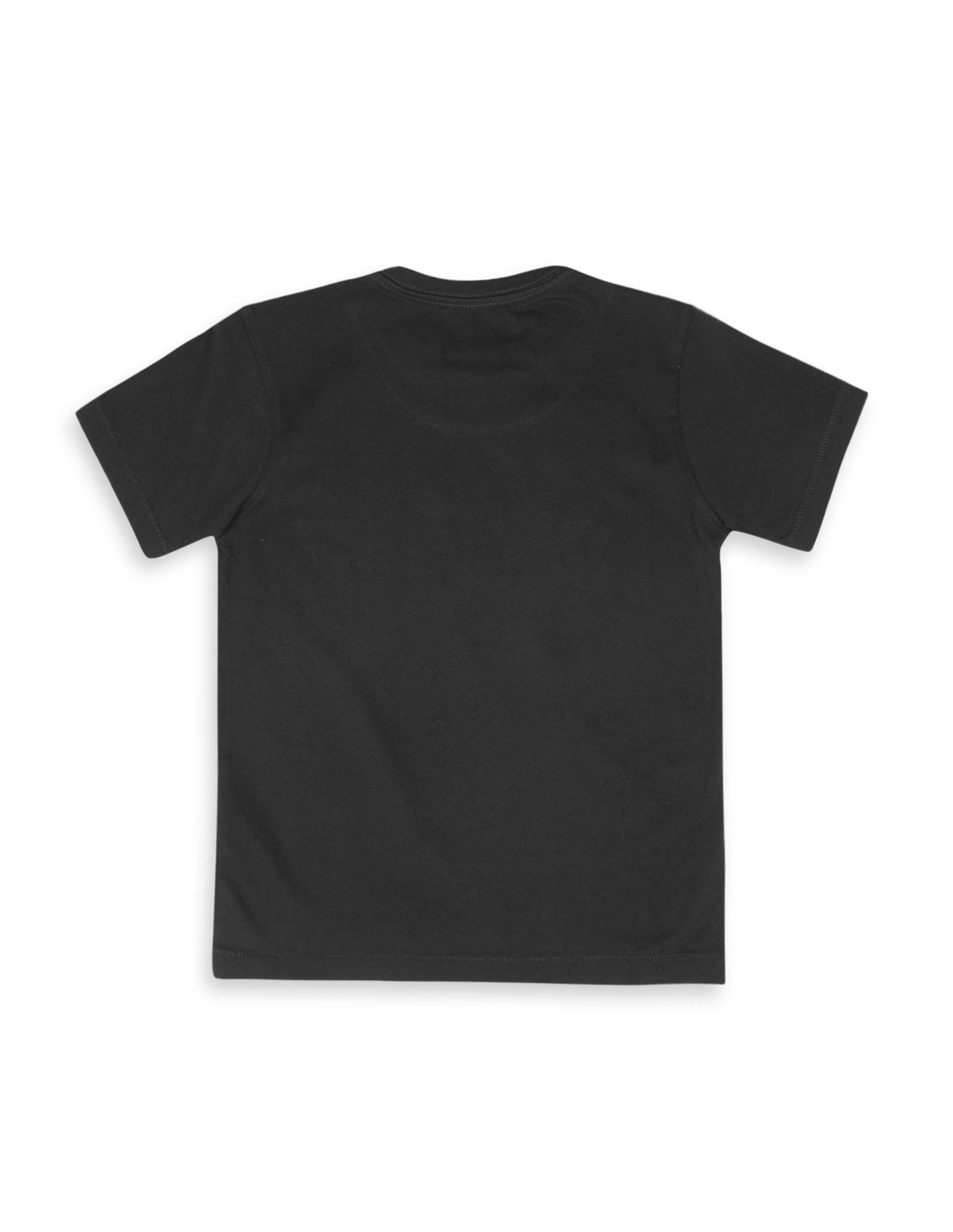 Flying Machine Boys Casual Wear Black T-Shirt